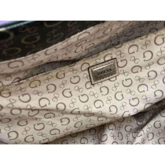 Brown and Tan Guess Tote - Picture 6 of 9